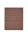 Jil Sander Embossed-logo Cardholder In Brown