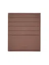 Jil Sander Embossed-logo Cardholder In Brown