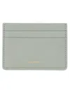 Jil Sander Card Holder With Logo In Green