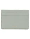 Jil Sander Card Holder With Logo In Green