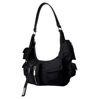 Pre-owned Jil Sander Cargo Bag (small) Black Nylon Pockets - Ss 2003