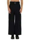 Jil Sander Cargo Pants In Black