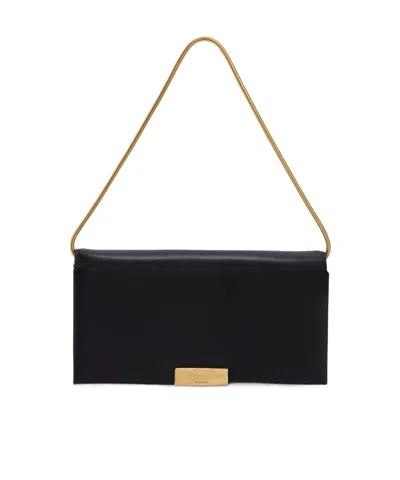 Jil Sander Carnet Clutch Bag In Black