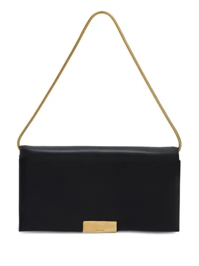 Jil Sander Carnet Clutch Bag In Black