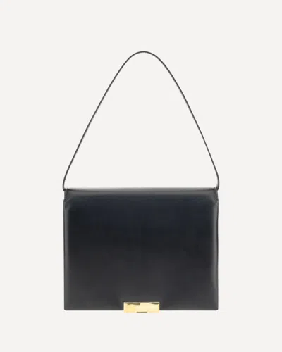 Jil Sander Carnet Medium Shoulder Bag In Black