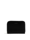 Jil Sander Logo-debossed Leather Wallet In Black