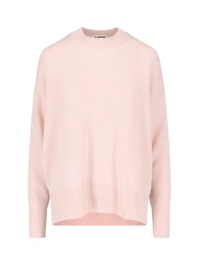 Jil Sander Cashmare Sweater In Pink