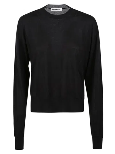 JIL SANDER CASHMERE AND SILK BLEND SWEATER