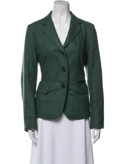 Pre-owned Jil Sander Cashmere Blazer In Green