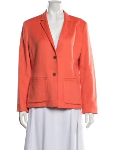Pre-owned Jil Sander Cashmere Blazer In Orange