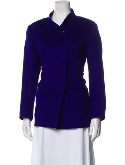 Pre-owned Jil Sander Cashmere Blazer In Purple