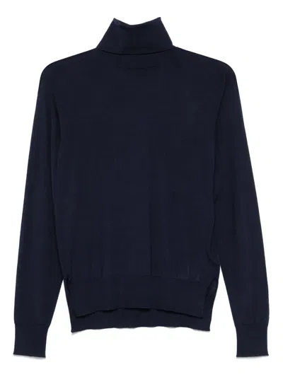 Jil Sander Cashmere-blend Jumper In Blue