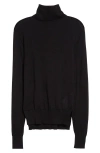 JIL SANDER JIL SANDER CASHMERE BLEND TURTLENECK SWEATER