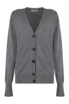 Jil Sander Women's Cashmere Cardigan In Grey