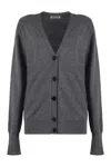 Jil Sander Women's Cashmere Cardigan In Grey