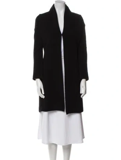 Pre-owned Jil Sander Cashmere Coat In Black