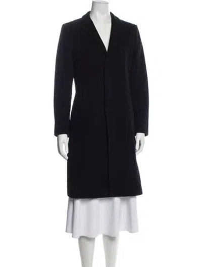 Pre-owned Jil Sander Cashmere Coat In Black