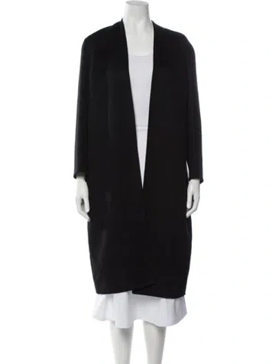 Pre-owned Jil Sander Cashmere Coat In Black