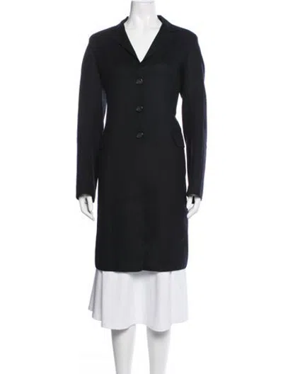 Pre-owned Jil Sander Cashmere Coat In Black