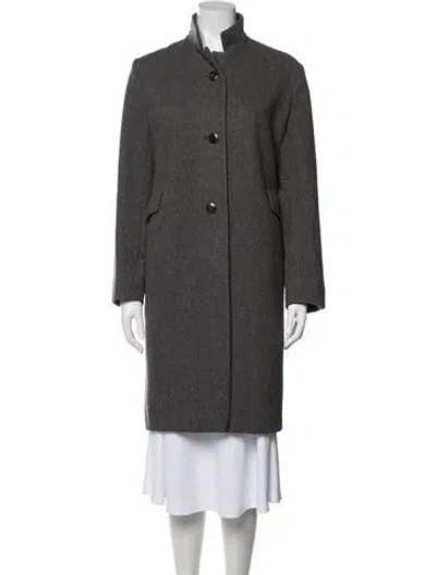 Pre-owned Jil Sander Cashmere Coat In Grey