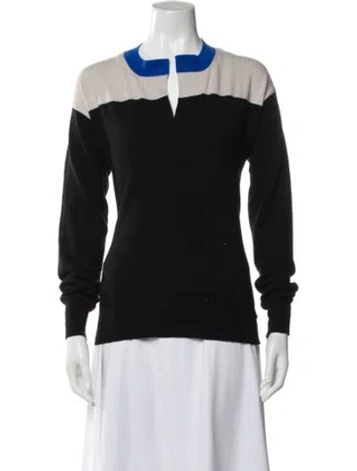 Pre-owned Jil Sander Cashmere Colorblock Pattern Sweater In Multi