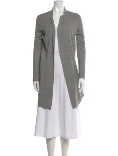 Pre-owned Jil Sander Cashmere Cowl Neck Sweater In Gray