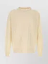 Jil Sander Cashmere Crew Neck Sweater In Yellow