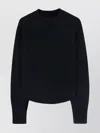 Jil Sander Cashmere Crew Neck Sweater In Black