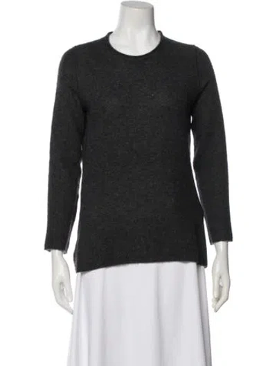 Pre-owned Jil Sander Cashmere Crew Neck Sweater In Black