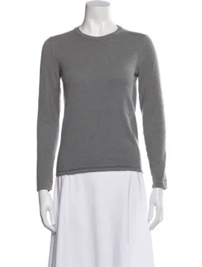 Pre-owned Jil Sander Cashmere Crew Neck Sweater In Blue