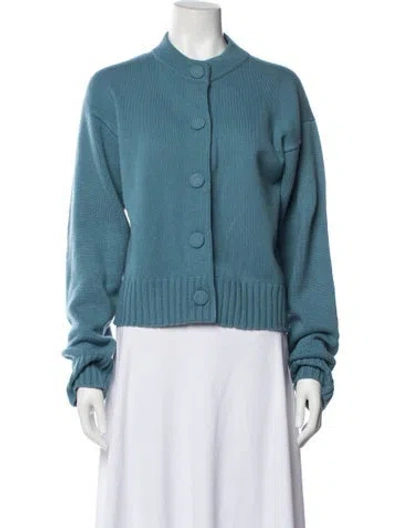 Pre-owned Jil Sander Cashmere Crew Neck Sweater In Blue