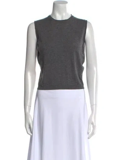 Pre-owned Jil Sander Cashmere Crew Neck Sweater In Gray