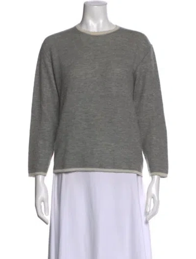 Pre-owned Jil Sander Cashmere Crew Neck Sweater In Gray
