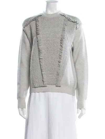 Pre-owned Jil Sander Cashmere Crew Neck Sweater In Gray