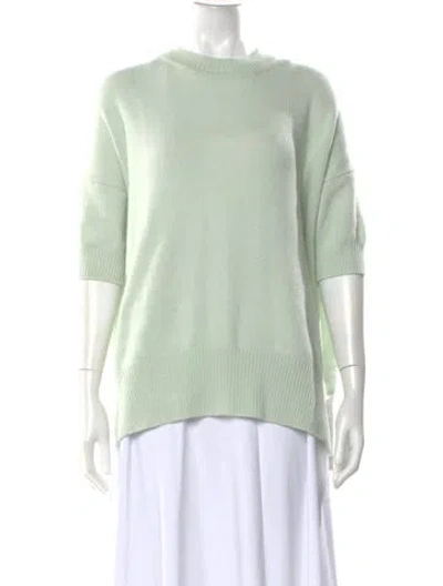 Pre-owned Jil Sander Cashmere Crew Neck Sweater In Green