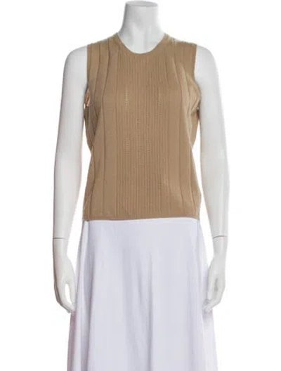 Pre-owned Jil Sander Cashmere Crew Neck Sweater In Neutral