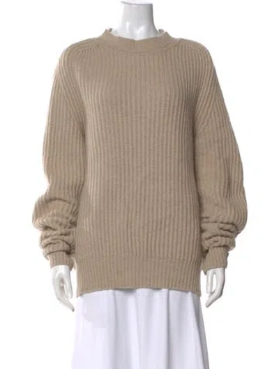 Pre-owned Jil Sander Cashmere Crew Neck Sweater In Neutral