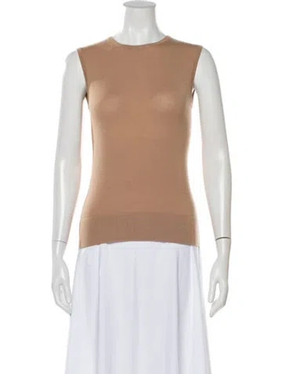 Pre-owned Jil Sander Cashmere Crew Neck Sweater In Neutral