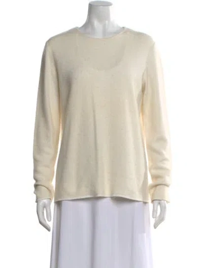 Pre-owned Jil Sander Cashmere Crew Neck Sweater In Neutral