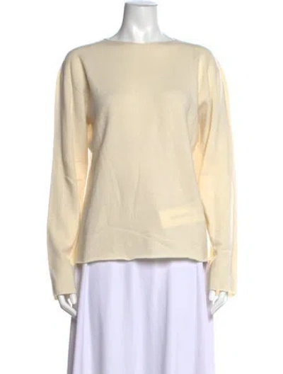 Pre-owned Jil Sander Cashmere Crew Neck Sweater In Neutrals