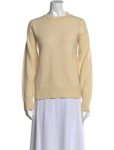 Pre-owned Jil Sander Cashmere Crew Neck Sweater W/ Tags In Neutral