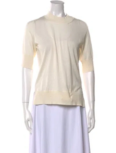 Pre-owned Jil Sander Cashmere Crew Neck T-shirt W/ Tags In Neutral