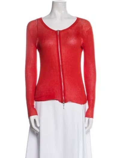 Pre-owned Jil Sander Cashmere Evening Jacket In Orange