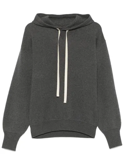 Jil Sander Cashmere Hoodie In Black