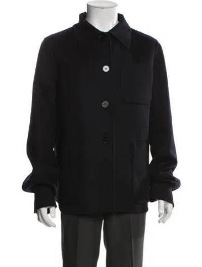 Pre-owned Jil Sander Cashmere Jacket In Blue