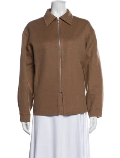 Pre-owned Jil Sander Cashmere Jacket In Brown