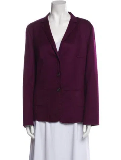Pre-owned Jil Sander Cashmere Jacket In Purple