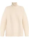 Jil Sander Women's High Neck Cashmere In Neutrals