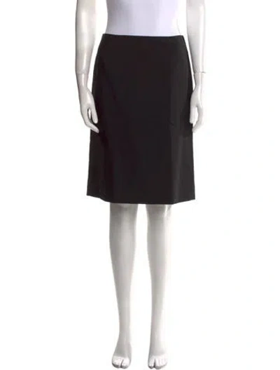 Pre-owned Jil Sander Cashmere Knee-length Skirt In Black