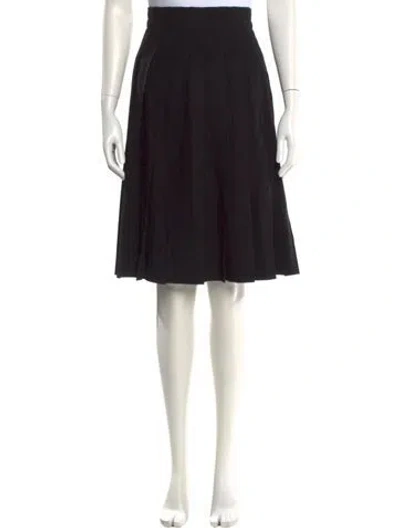 Pre-owned Jil Sander Cashmere Knee-length Skirt In Blue